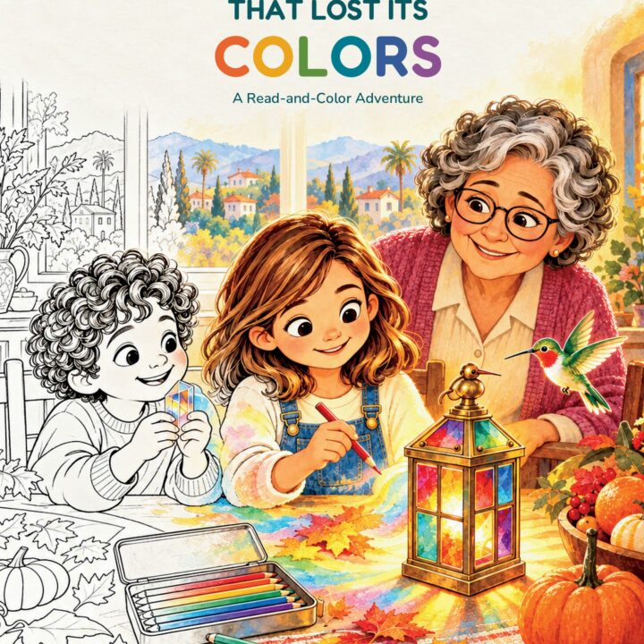 THE THANKSGIVING THAT LOST ITS COLORS. A Read-and-Color Adventure