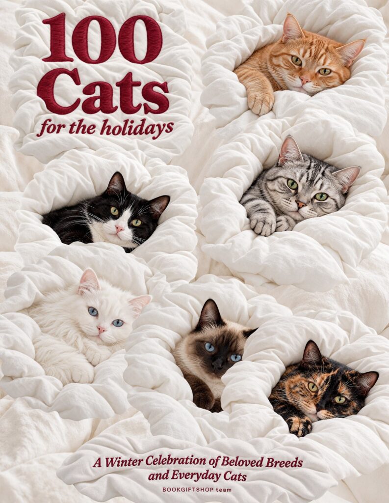 100 CATS FOR THE HOLIDAYS. A Winter Celebration of Beloved Breeds and Everyday Cats
