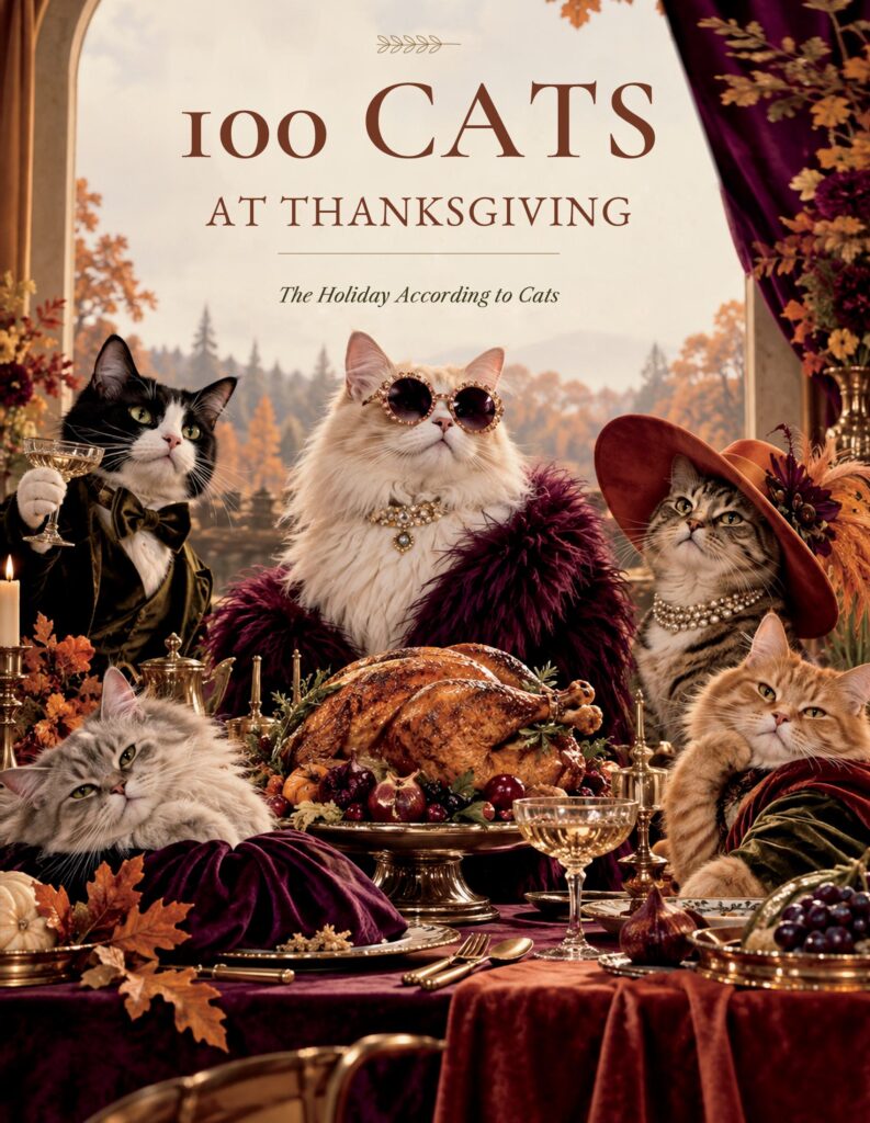 100 Cats at Thanksgiving: The Holiday According to Cats
